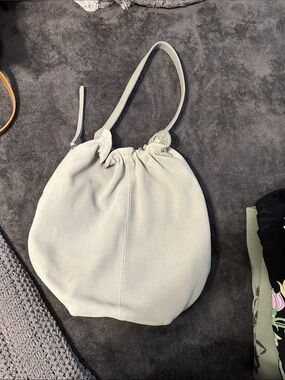 Lucky Brand Greenish-Grey Hobo Shoulder Bag